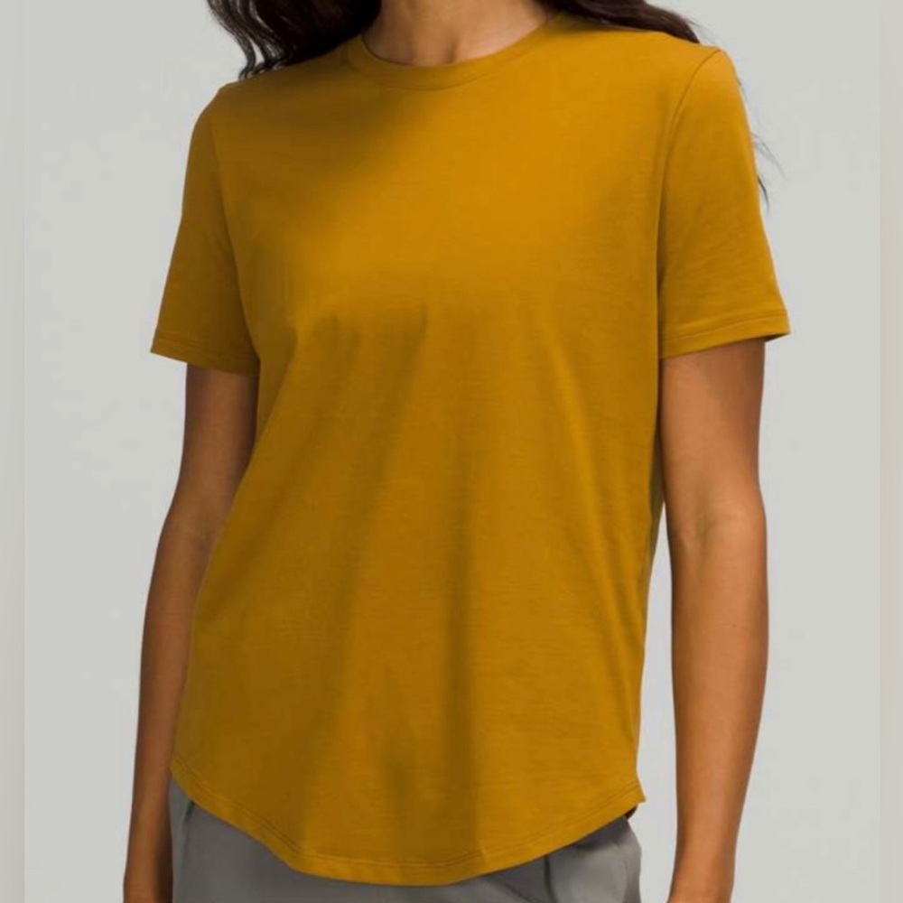 Lululemon Love Crew gold spice